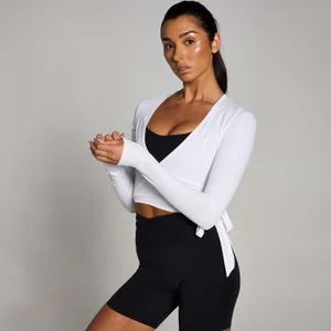 MP Women's Tempo Wrap Top - White - Size XL
