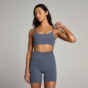 MP Women's Tempo Sports Bra - Charcoal Blue - Size XS