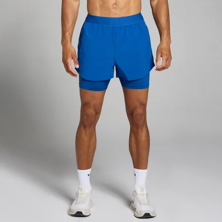 MP Men's Tempo Hybrid 2-in-1 Shorts - True Blue