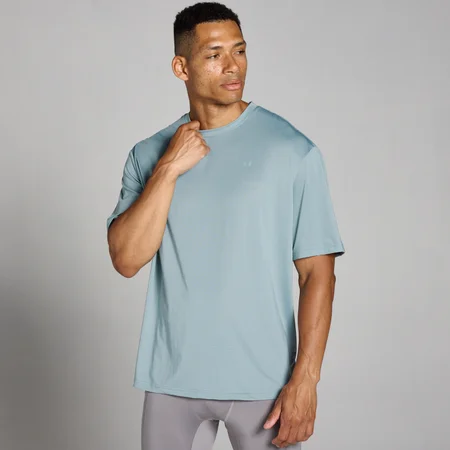 MP Men's Tempo Hybrid Oversized Mesh T-Shirt - Lead