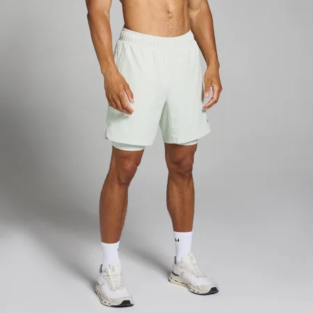 MP Men's Training 2-in-1 Shorts - Misty Green