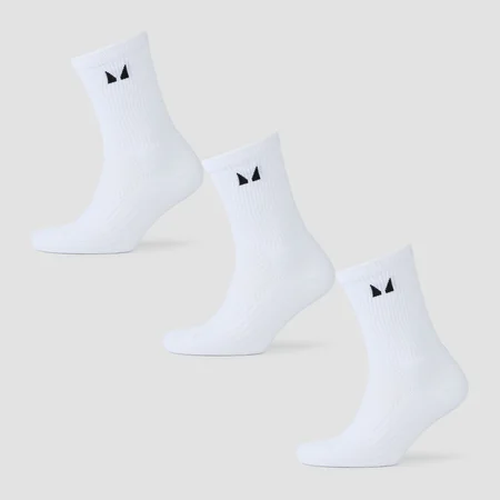 MP Running Socks (3 pack) - White